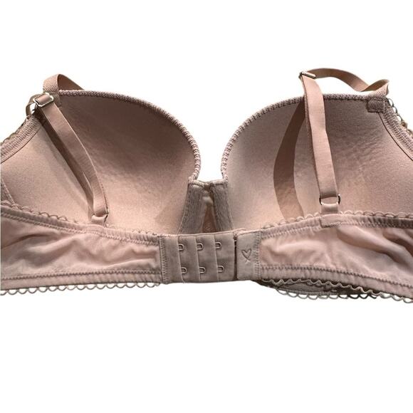 Victoria’s Secret Women’s 34D Lace Padded Bra in Nude Tone - Picture 2 of 6